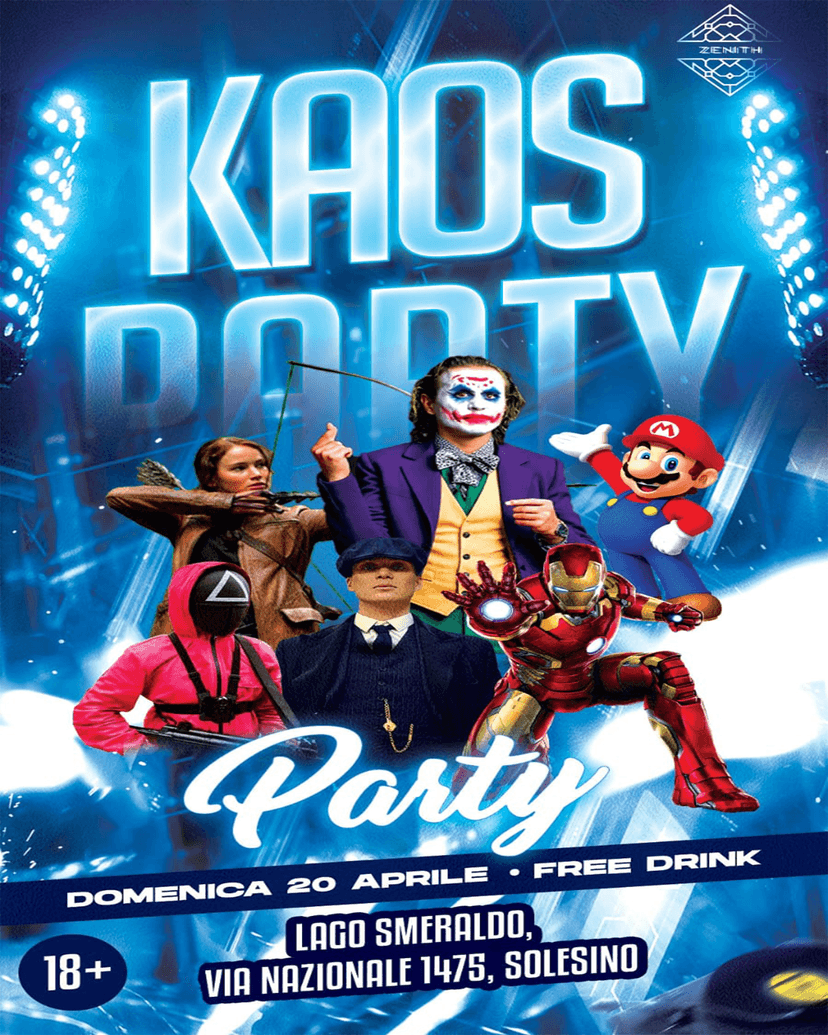 Banner Kaos Party
